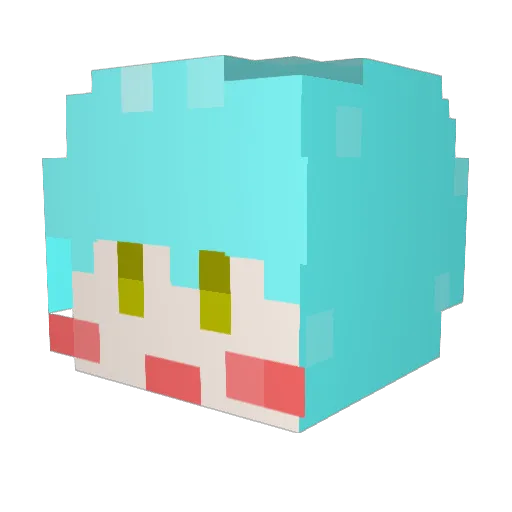 Dogstar__ Minecraft avatar head, 3D render