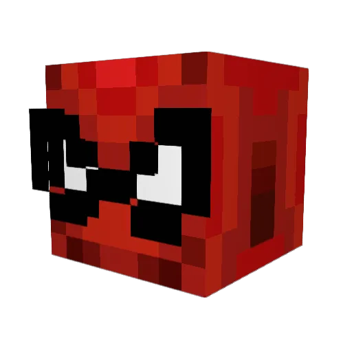 Dogwater57 Minecraft avatar head, 3D render