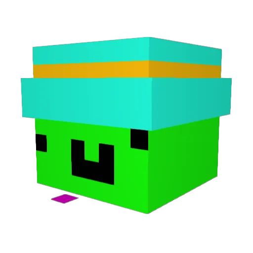 Dogyytb Minecraft avatar head, 3D render