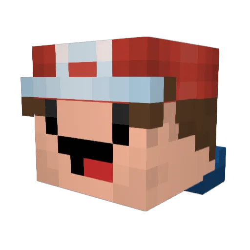 Dohanha97 Minecraft avatar head, 3D render