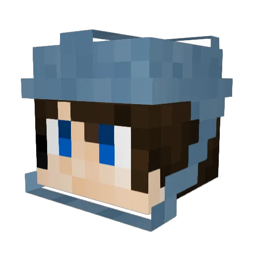 Dohobankhin Minecraft avatar head, 3D render