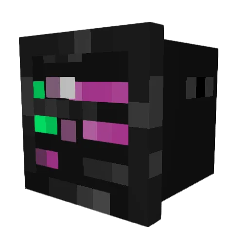 Doiche Minecraft avatar head, 3D render