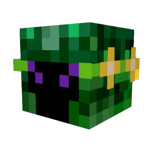 DojBroz Minecraft avatar head, 3D render