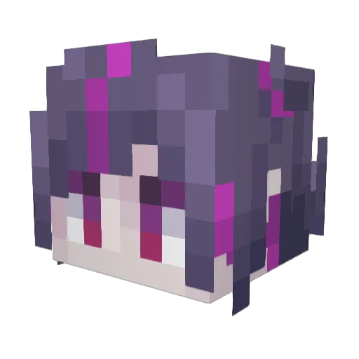 Dojsoo Minecraft avatar head, 3D render