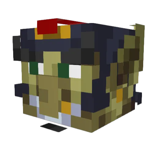 DokeshiShyde Minecraft avatar head, 3D render