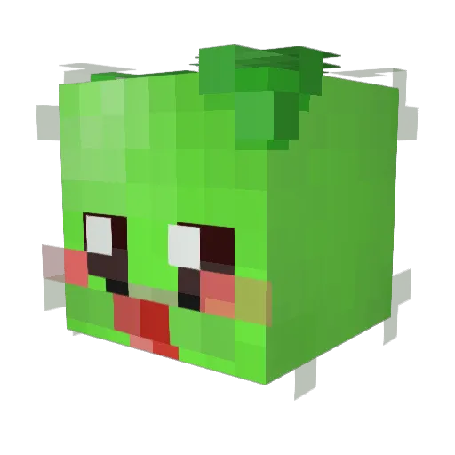 Doking1121 Minecraft avatar head, 3D render