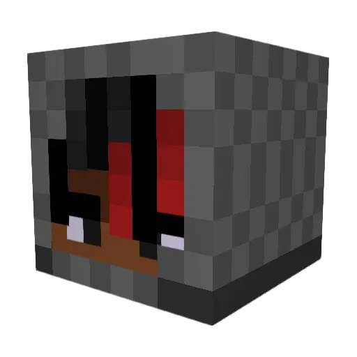 Dokislav Minecraft avatar head, 3D render