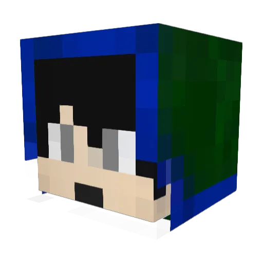 Dokkaebae126 Minecraft avatar head, 3D render