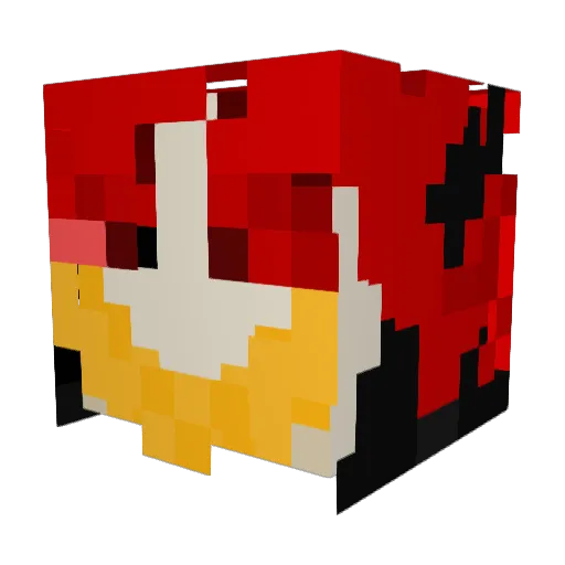 Dokter_Teamkill Minecraft avatar head, 3D render