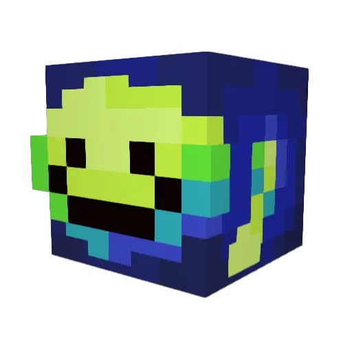 DoktorDoktors Minecraft avatar head, 3D render