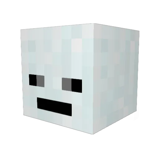 DoktorEis Minecraft avatar head, 3D render