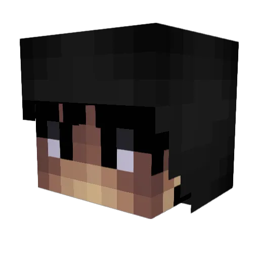 DoktorMotte Minecraft avatar head, 3D render
