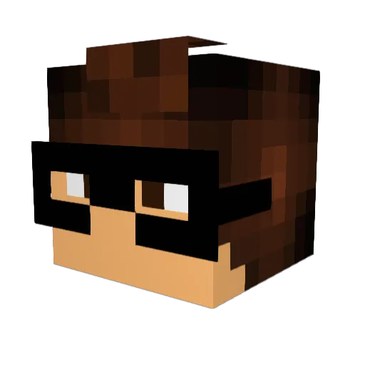 Doktor_Celik Minecraft avatar head, 3D render