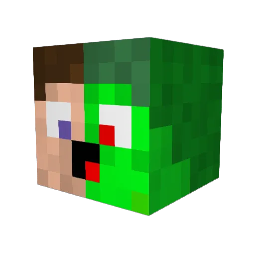 Doktor_Doomheit Minecraft avatar head, 3D render