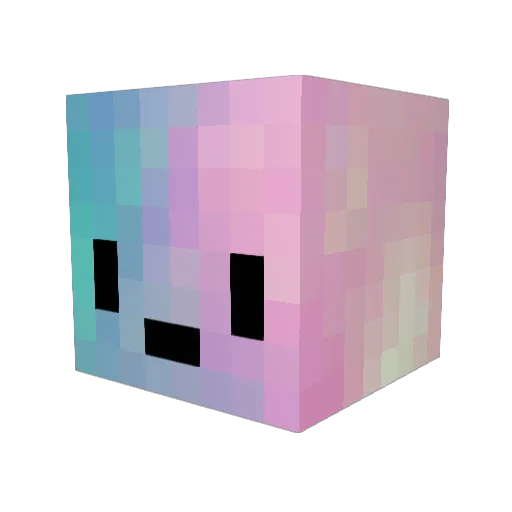 Dokyn Minecraft avatar head, 3D render