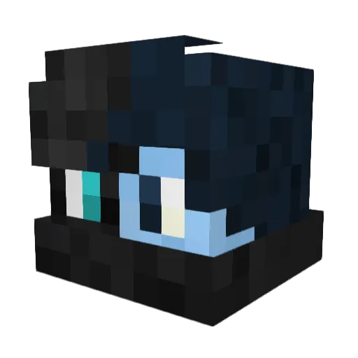 DolPHann9310 Minecraft avatar head, 3D render