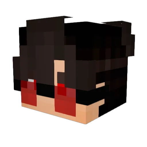 DolWaY Minecraft avatar head, 3D render