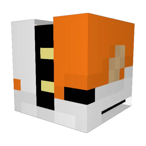 Dolan626 Minecraft avatar head, 3D render
