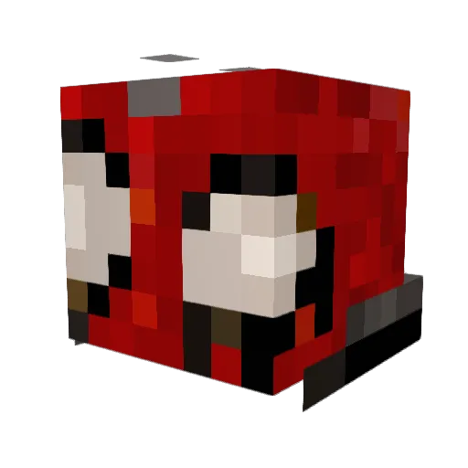 DoleoImperio Minecraft avatar head, 3D render