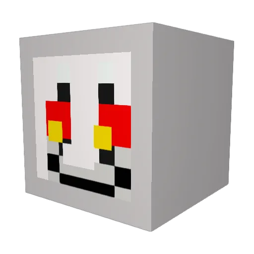 Dolf701 Minecraft avatar head, 3D render