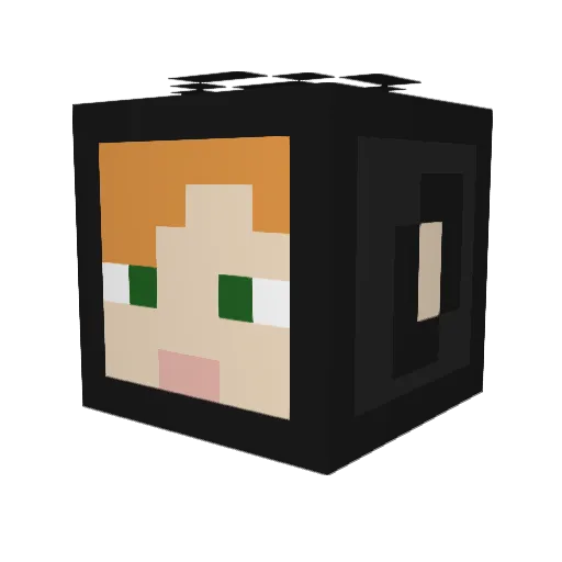 Dolidod_PvP Minecraft avatar head, 3D render