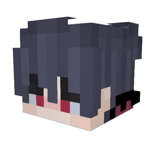 DoljsSon Minecraft avatar head, 3D render