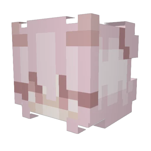 DollQueen23 Minecraft avatar head, 3D render