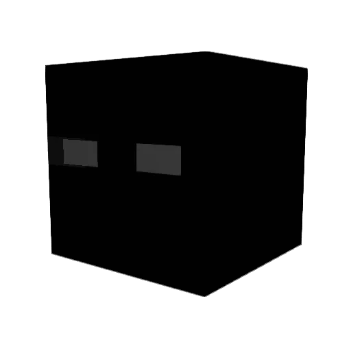Dollxxr Minecraft avatar head, 3D render