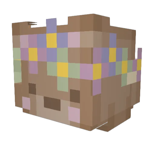 DollyDearest Minecraft avatar head, 3D render