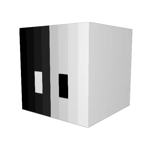 DomGotTrash Minecraft avatar head, 3D render