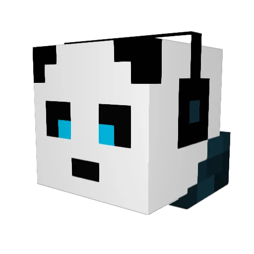DomMarek Minecraft avatar head, 3D render