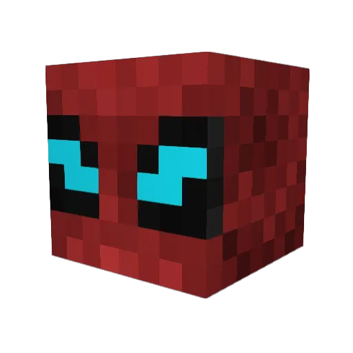DomNinja127 Minecraft avatar head, 3D render