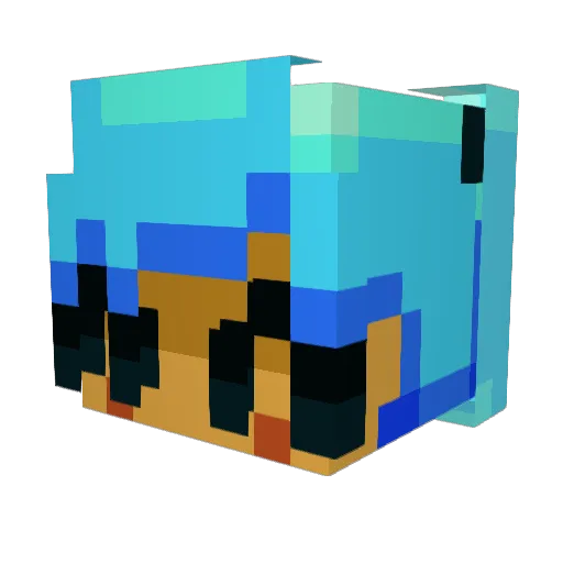 DomPollo1245 Minecraft avatar head, 3D render