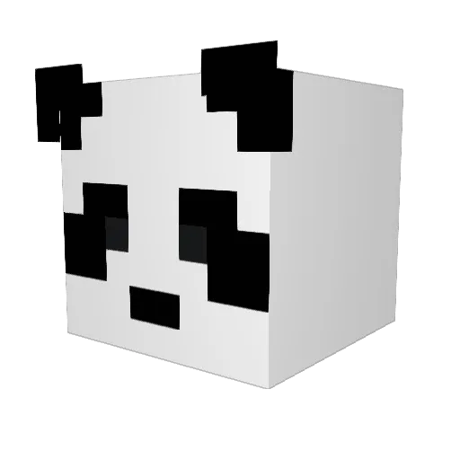 DomPrimo Minecraft avatar head, 3D render