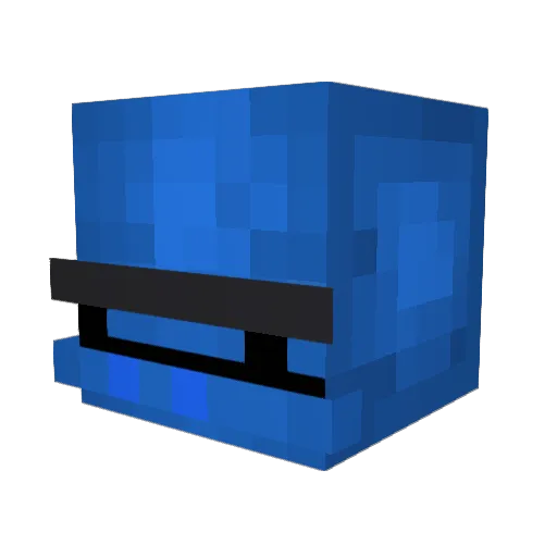 DomTheBomb667 Minecraft avatar head, 3D render