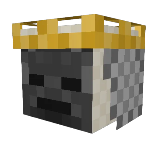 Dom_Capone Minecraft avatar head, 3D render