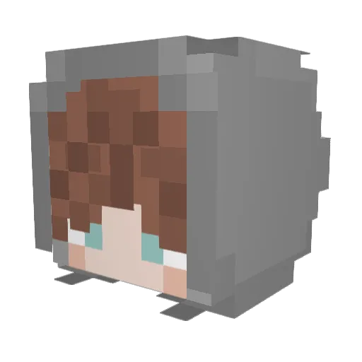 Doman223 Minecraft avatar head, 3D render