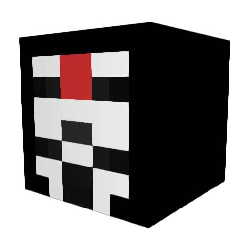 DomanPvP Minecraft avatar head, 3D render