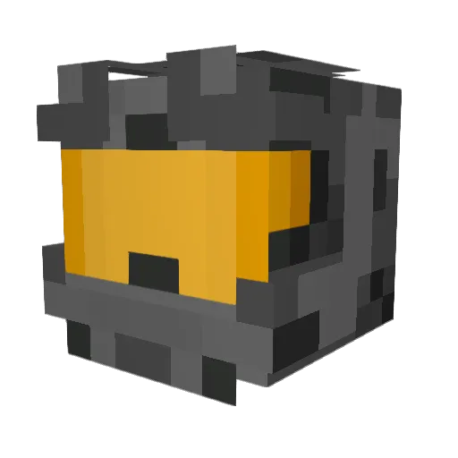 DomassL Minecraft avatar head, 3D render