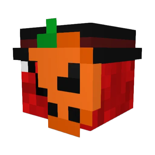 Domaster20 Minecraft avatar head, 3D render