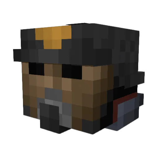 Domatesli_Sut Minecraft avatar head, 3D render