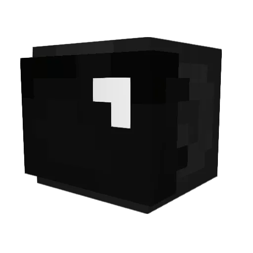 Dombarttv Minecraft avatar head, 3D render