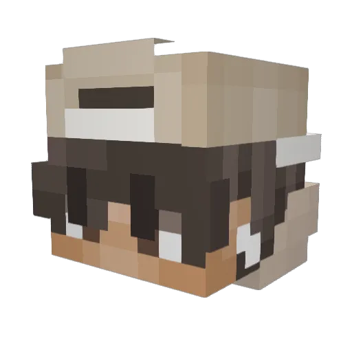 Domca_cz1 Minecraft avatar head, 3D render