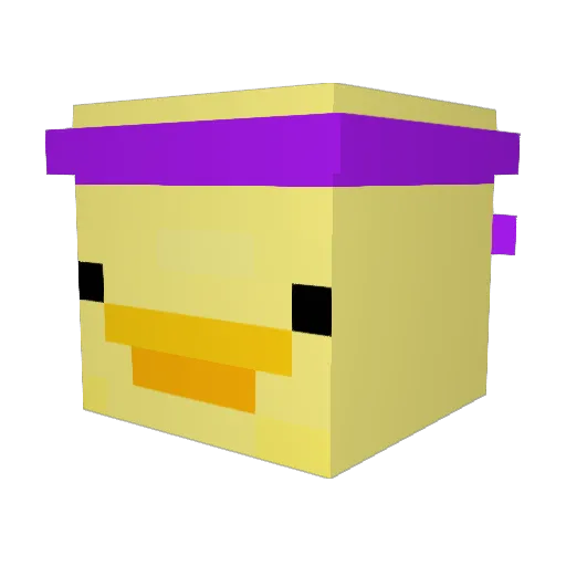 Dome787 Minecraft avatar head, 3D render