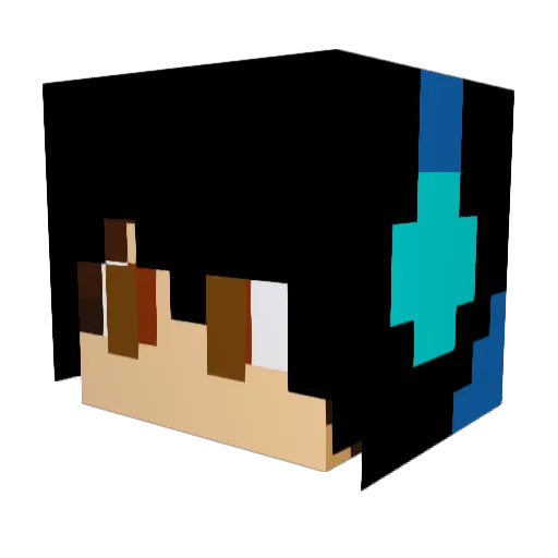 DomeHD2003 Minecraft avatar head, 3D render