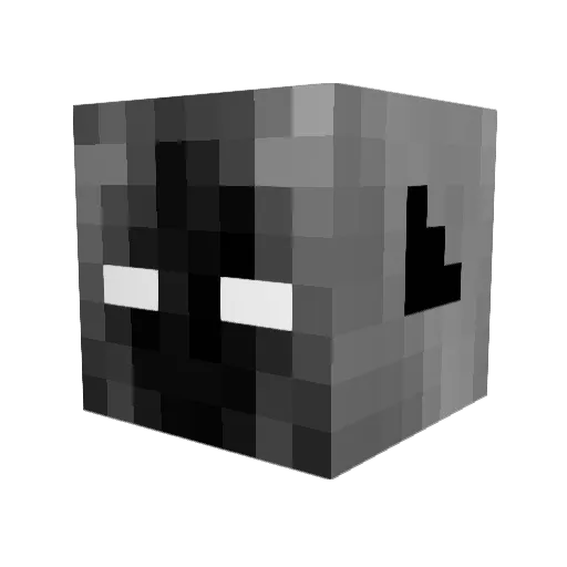 DomeLP_123 Minecraft avatar head, 3D render