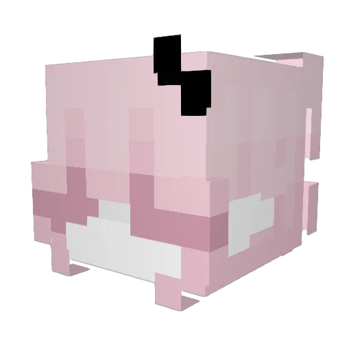 DomeQdev Minecraft avatar head, 3D render
