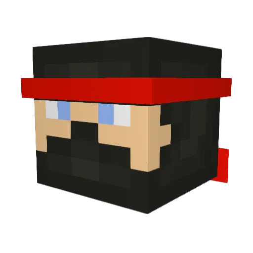 DomenicIrgendwas Minecraft avatar head, 3D render