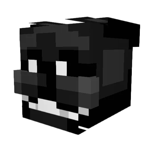 Domestos_exe Minecraft avatar head, 3D render
