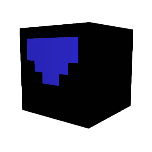 Dometrix Minecraft avatar head, 3D render